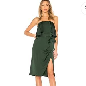 NWT Lovers + Friends Violet Sleeveless Midi Dress in Emerald
